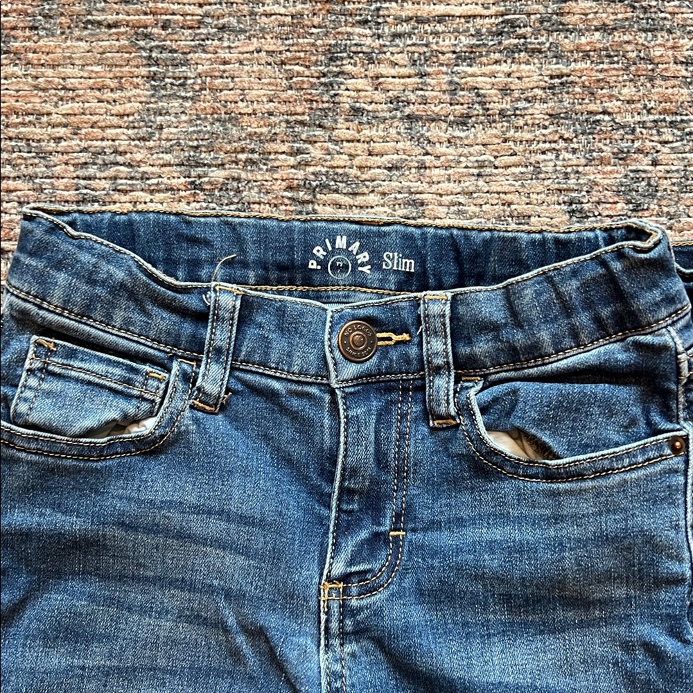 3 pairs of Primary Slim Jeans size 7 - Picture 2 of 3
